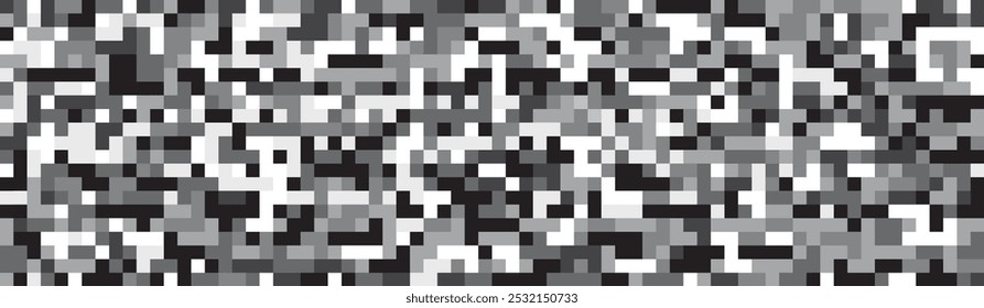Textura de ruido negro. Patrón áspero de píxeles granulados