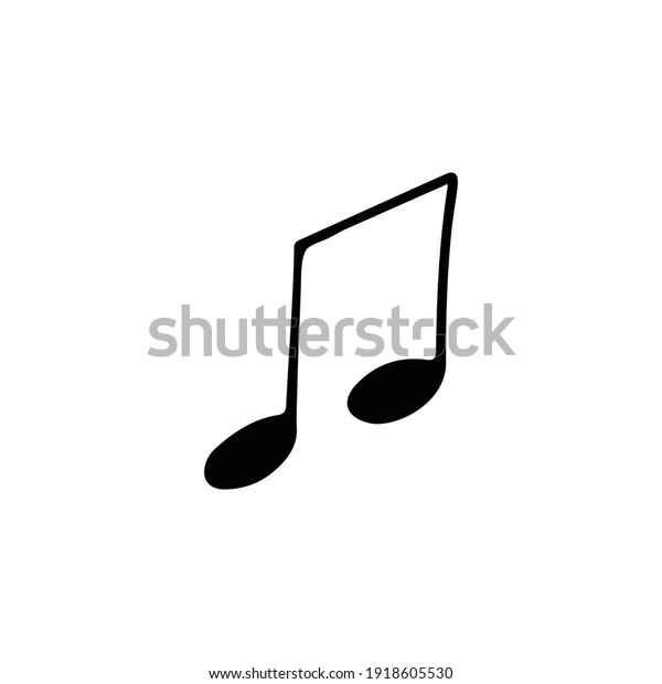 Black Note Isolated On White Background Stock Vector (Royalty Free ...
