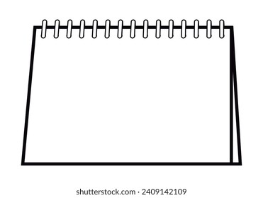 Icono de bloc de notas o bloc de notas negro.