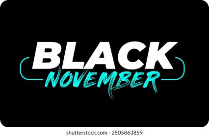 black november friday sale marketing advertising blue 