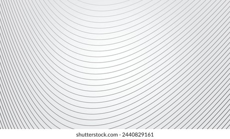 Black oblique curved lines background vector image