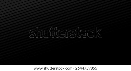 Black oblique straight line background. Masculine dark linear abstract wallpaper. Elegant luxury striped gradient texture. modern vector