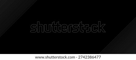Black oblique straight line background with masculine dark linear abstract style.