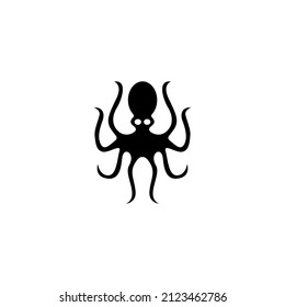 Black Octopus Logo Octopus Silhouette Vector Stock Vector (Royalty Free ...