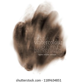 black oil and water splash. abstract ink in brown color. vector eps 8