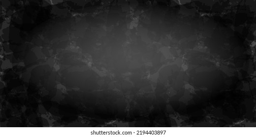 Black on black texture seamless pattern, vintage distressed grunge background vector illustration, black stone, concrete wall, watercolor backdrop