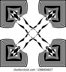 black on transparent background abstract arabesque bug meeting designer graphic