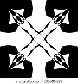 black on transparent background abstract arabesque bug meeting designer graphic