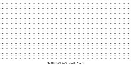 Black on white abstract dotted halftone background. seamless Polka dot
