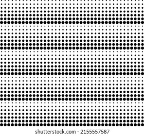 Schwarz auf weißer abstrakter Halftonstruktur. Oversisierter Ziergegenstand. Kontrast dotwork-Muster. Monochrom-Halbtonoberfläche. Perforierte Retro-Abstraktion. Polka-Punktstrukturkarte