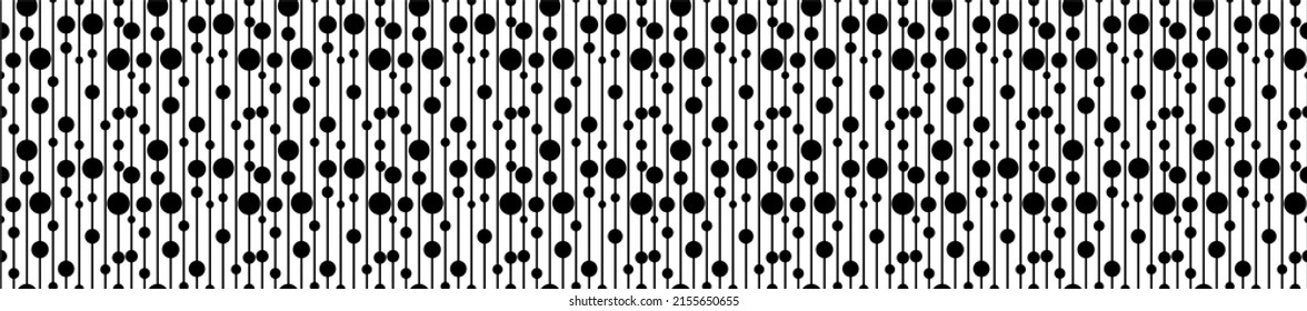 Black on white abstract halftone texture. Oversized dotted ornament. Contrast dotwork pattern. Monochrome halftone surface. Perforated retro abstraction. Polka dot texture card