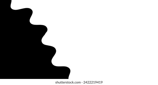Tiras de onda de línea de perspectiva abstracta en blanco sobre blanco con efecto 3d dimensional aislado en blanco.