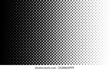 Black on white background. Black and white dissolve halftone grunge effect. Vector Illustration