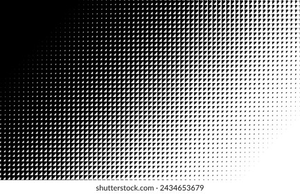 Black on white background. Black and white dissolve halftone grunge effect. Vector Illustration