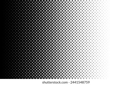 Black on white background. Black and white dissolve halftone grunge effect. Vector Illustration