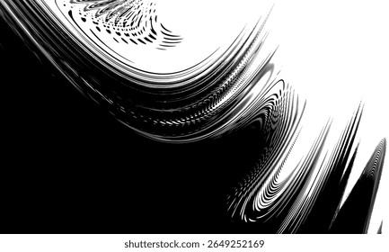 Schwarz auf weißem Hintergrund. Schwarz-Weiß löst den Halfton-Grunge-Effekt auf. Splash-Vektorgrafik