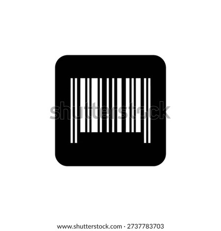 Black on white background symbol scanning code product code
