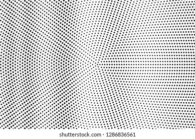 Black on white halftone vector texture. Sparse perforated surface. Micro dotwork gradient. Digital pop art background. Monochrome halftone overlay for vintage effect. Black ink dot cartoon texture