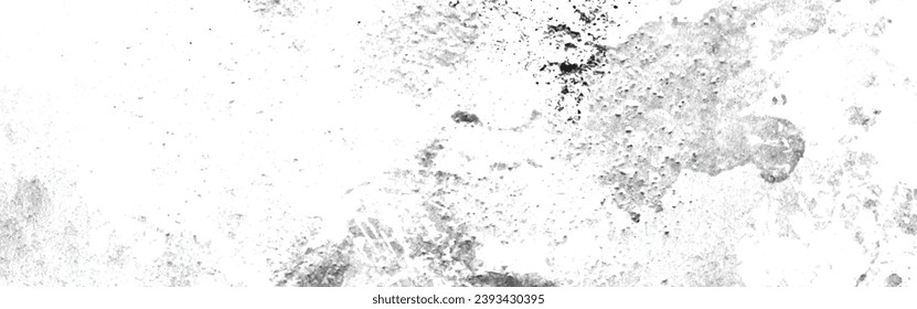 Black on White Scratched Grunge Urban Background Texture Vector. Dust Overlay vintage old concrete wall Distress Grainy Grungy Effect. Easy to Use Abstract Stock Vector Template