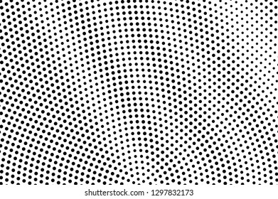 Black on white sparse halftone texture. Diagonal dotwork gradient. Dotted vector background. Monochrome halftone overlay for vintage cartoon effect. Perforated retro card. Abstract dotwork surface