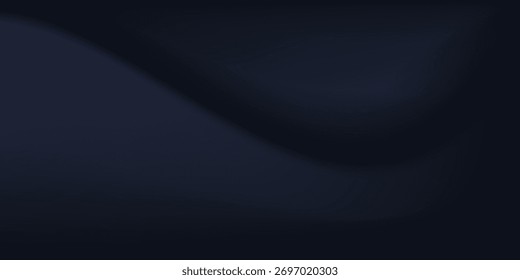 Schwarzes Opium dunkelgrau blau abstrakt eleganter Hintergrund. Drapery. Vorhang auf. Gewebe. Weiche Falten. Prämie