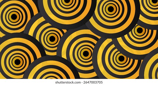 El fondo abstracto naranja negro se superpone a la capa en el espacio brillante con la decoración del efecto de las líneas del contraste. Diseño gráfico moderno. eps 10 en presentación