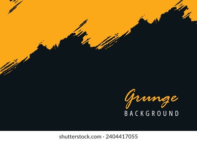 Black and orange abstract grunge background.