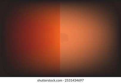 Black, orange dark gradient abstract gradient seamless background, design horizontal texture. It is a customizable file.
