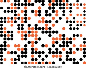 Con motivos negros y naranjas sobre fondo blanco. Diseño para banner. cubiertas. fondo de pantalla. 