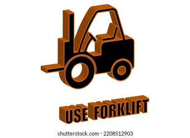 2,252 Orange Forklift Images, Stock Photos & Vectors | Shutterstock