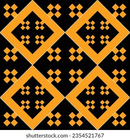 Black and orange gingham pattern. Seamless vector plaid design suitable for fashion, home decor and stationary. Perfect for Halloween and thanksgiving.