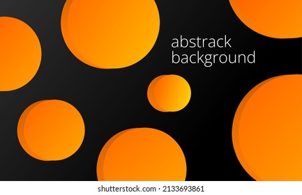 black and orange gradient abstract background