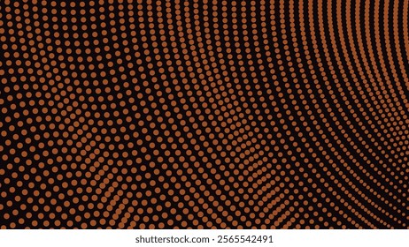 Black orange halftone abstract background for backdrop or presentation