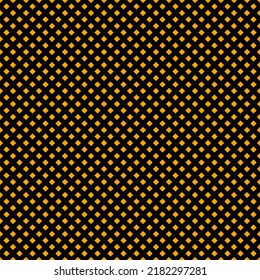Black orange Halloween simple seamless pattern. Little rhombus ornament. Complementary geometric background for wallpaper, digital, wrapping paper, textile, fabric, minimalist design