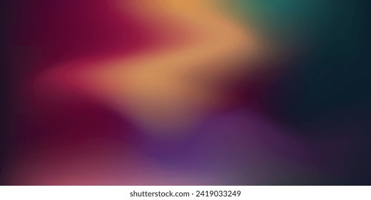 Black orange red purple shining abstract color gradient banner poster cover design
