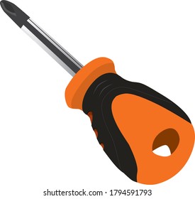 vector de ilustración de grabador negro y naranja