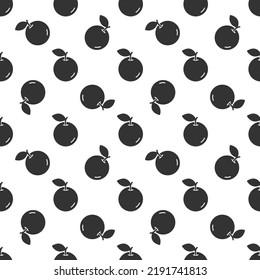 Fondo de patrón impecable de color naranja negro.