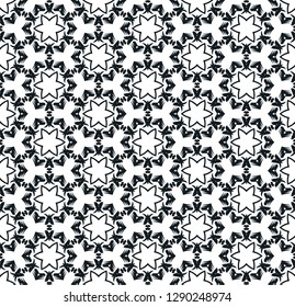 Black Ornament Pattern