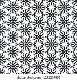 Black Ornament Pattern Stock Vector (Royalty Free) 1292239855 ...