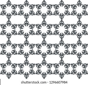 Black Ornament Pattern
