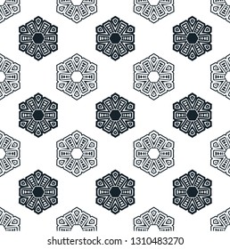 Black Ornament Pattern