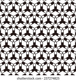 black ornament vector