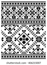 Black ornament vector