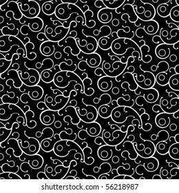 black ornament vector