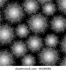 Black ornamental background