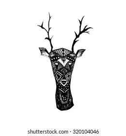 Black ornamental deer