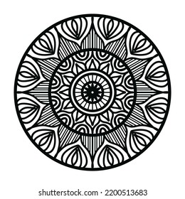 

fondo negro ornamental de diseño mandala,diseño mandala,patrón de manala libro de coloreo Diseño de fondo de arte, mandala blanca y negra