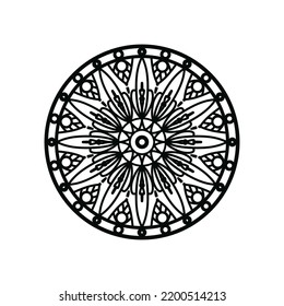 fondo negro ornamental de diseño mandala,diseño mandala,patrón de manala libro de coloreo Diseño de fondo de arte, mandala blanca y negra