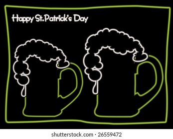 black outline background with mug
