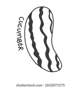 black outline chili, pepper, cucumber, eggplant. you can coloring